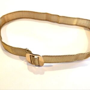 Vintage 70s Gold Woven Belt ✨️